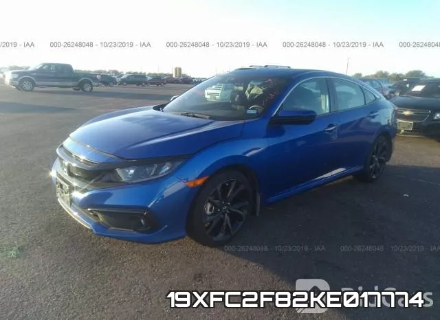 19XFC2F82KE017774 фото 3