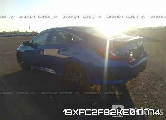19XFC2F82KE017774 фото 4