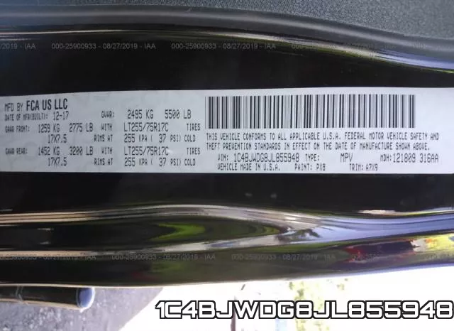 1C4BJWDG8JL855948 фото 10
