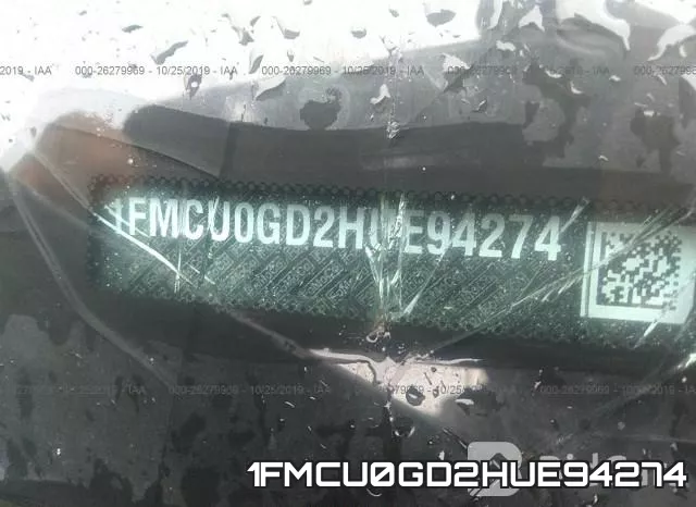 1FMCU0GD2HUE94274 фото 10