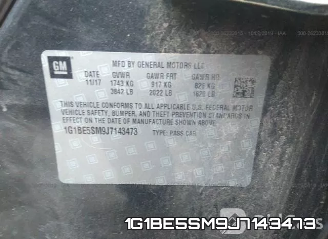 1G1BE5SM9J7143473 фото 10