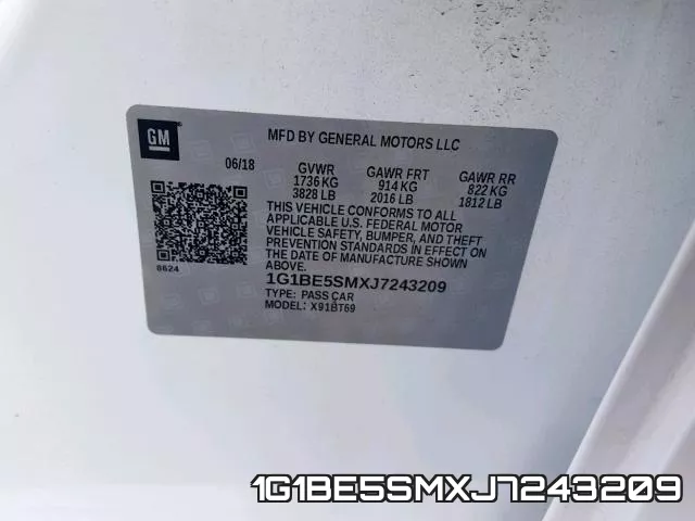 1G1BE5SMXJ7243209 фото 2