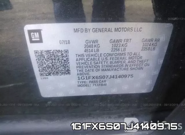 1G1FX6S07J4140975 фото 10