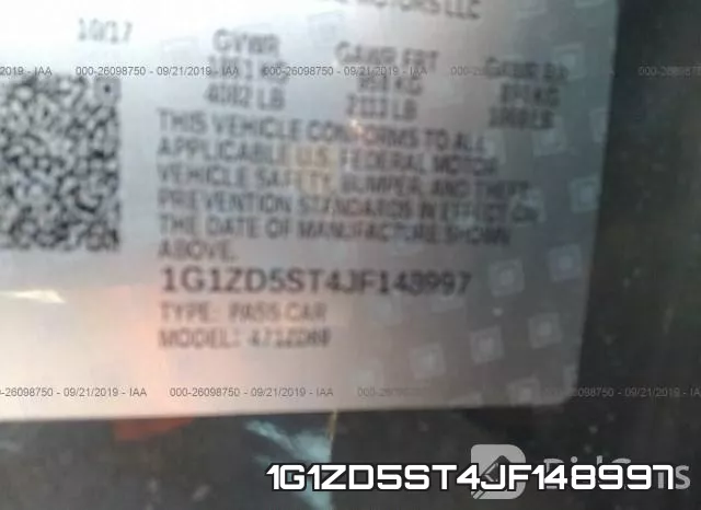 1G1ZD5ST4JF148997 фото 10
