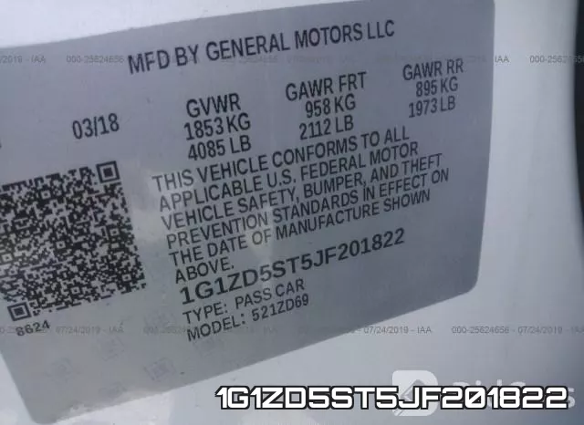 1G1ZD5ST5JF201822 фото 10