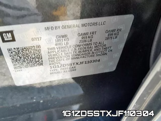 1G1ZD5STXJF110304 фото 2