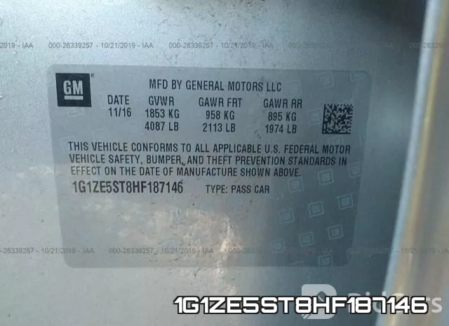 1G1ZE5ST8HF187146 фото 10