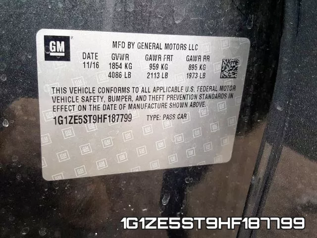 1G1ZE5ST9HF187799 фото 2