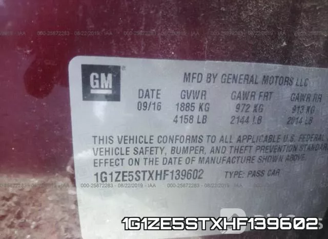 1G1ZE5STXHF139602 фото 10