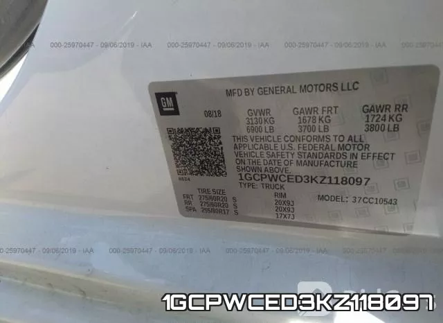 1GCPWCED3KZ118097 фото 10