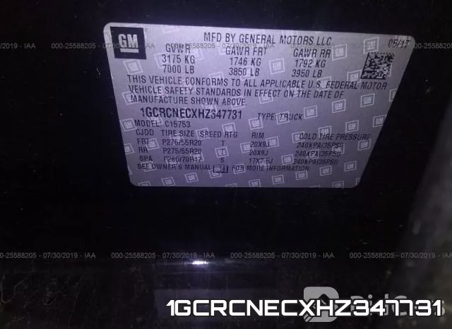 1GCRCNECXHZ347731 фото 10