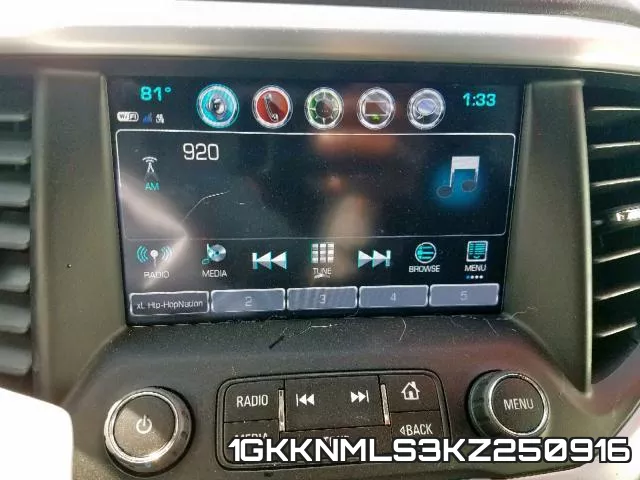 1GKKNMLS3KZ250916 фото 9
