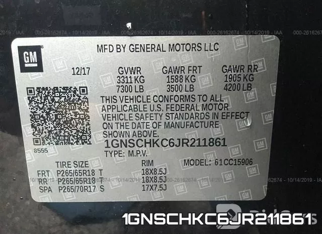1GNSCHKC6JR211861 фото 10