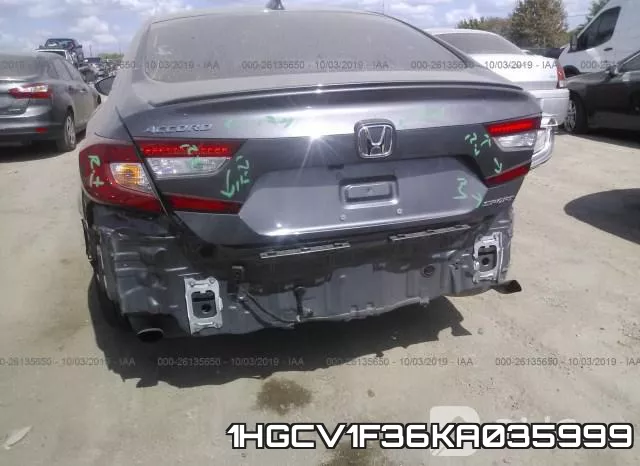 1HGCV1F36KA035999 фото 7