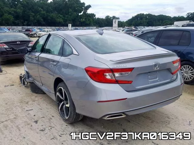 1HGCV2F37KA016349 фото 4