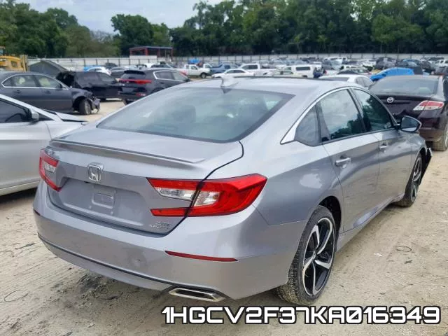 1HGCV2F37KA016349 фото 5