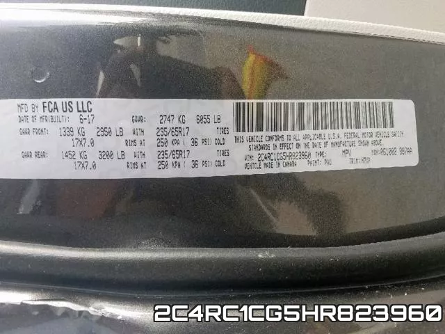 2C4RC1CG5HR823960 фото 2