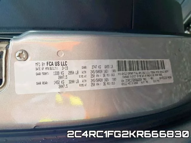 2C4RC1FG2KR666830 фото 2