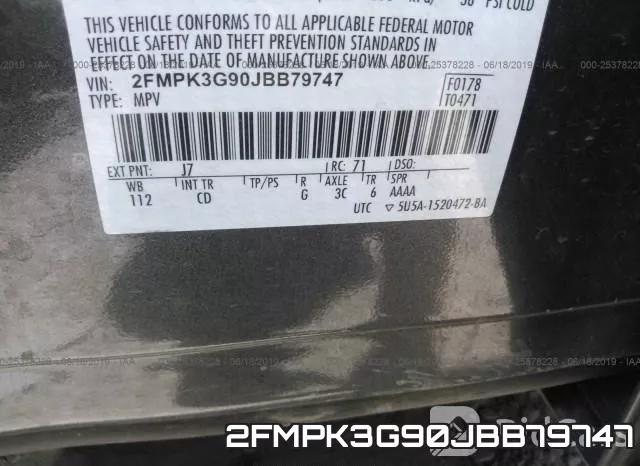 2FMPK3G90JBB79747 фото 10
