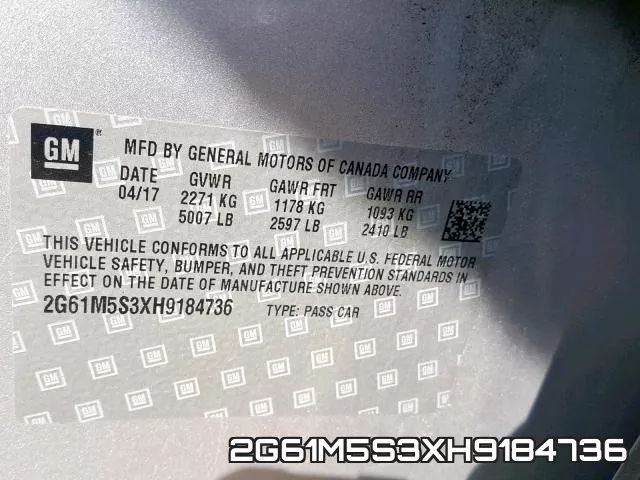 2G61M5S3XH9184736 фото 2