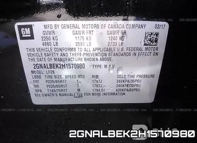 2GNALBEK2H1570980 фото 9