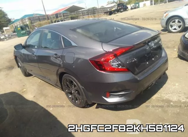 2HGFC2F82KH581124 фото 4