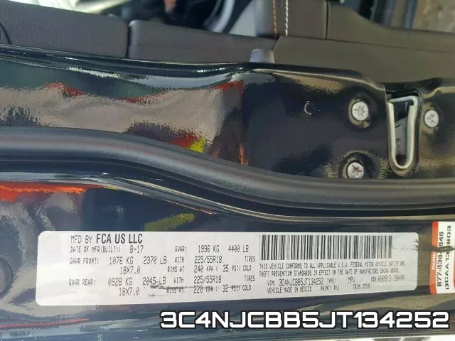 3C4NJCBB5JT134252 фото 2