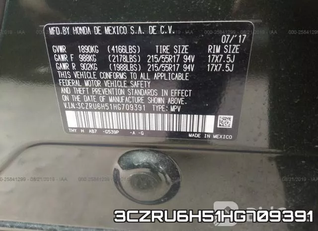 3CZRU6H51HG709391 фото 10