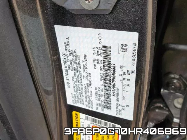 3FA6P0G70HR406869 фото 2