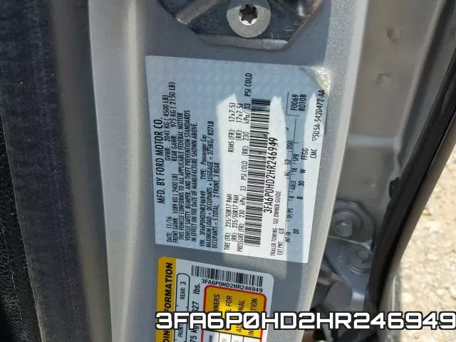 3FA6P0HD2HR246949 фото 2