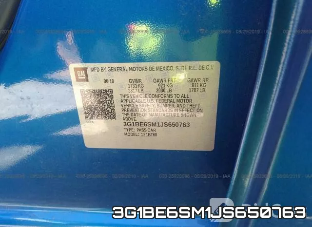 3G1BE6SM1JS650763 фото 10