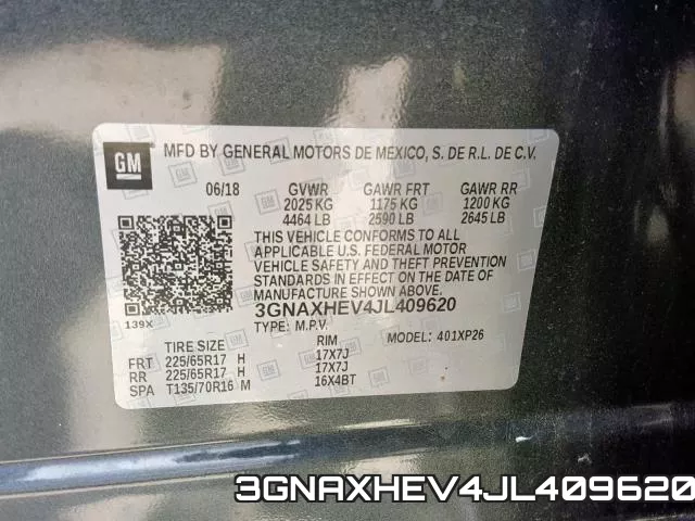 3GNAXHEV4JL409620 фото 2