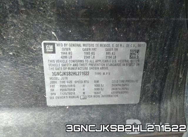 3GNCJKSB2HL271622 фото 10