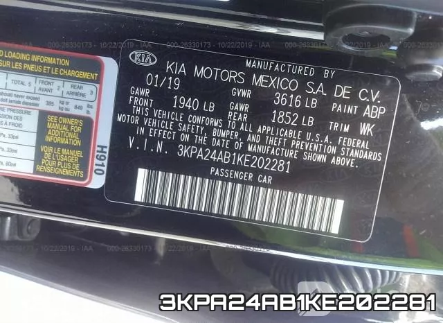 3KPA24AB1KE202281 фото 10