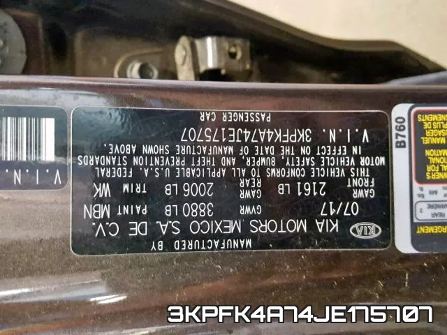 3KPFK4A74JE175707 фото 2