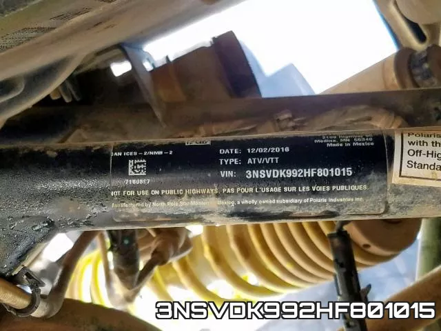 3NSVDK992HF801015 фото 2