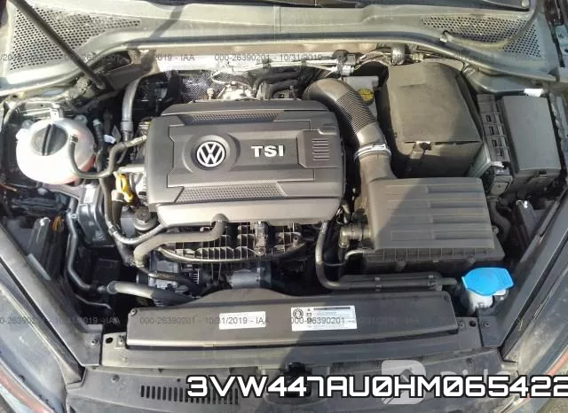 3VW447AU0HM065422 фото 2