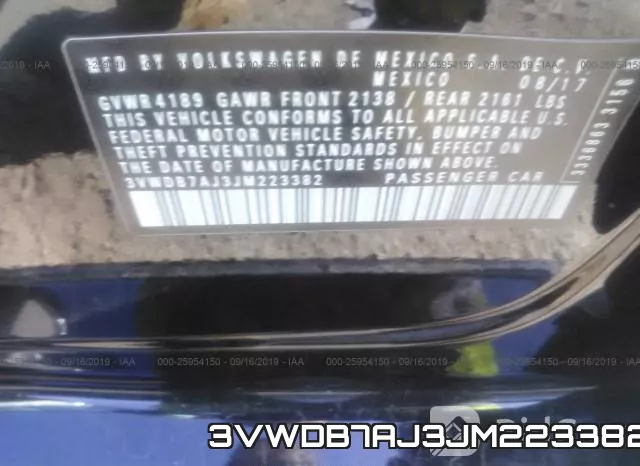 3VWDB7AJ3JM223382 фото 10