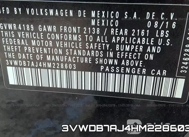 3VWDB7AJ4HM228603 фото 10