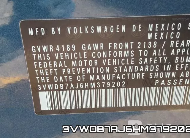 3VWDB7AJ6HM379202 фото 10