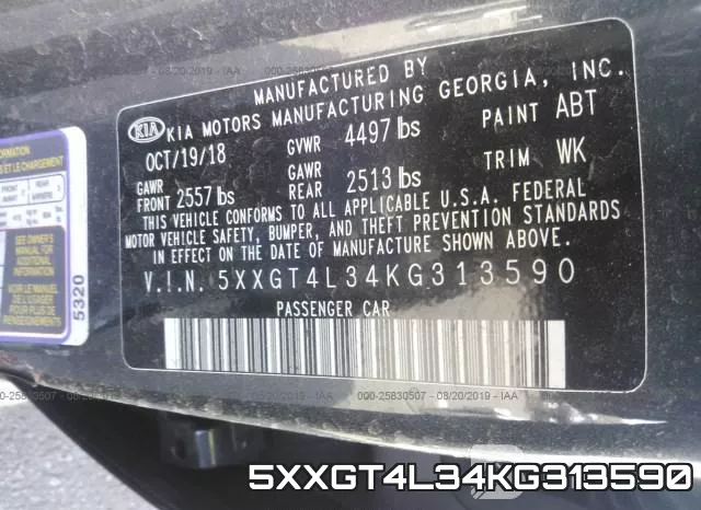 5XXGT4L34KG313590 фото 10
