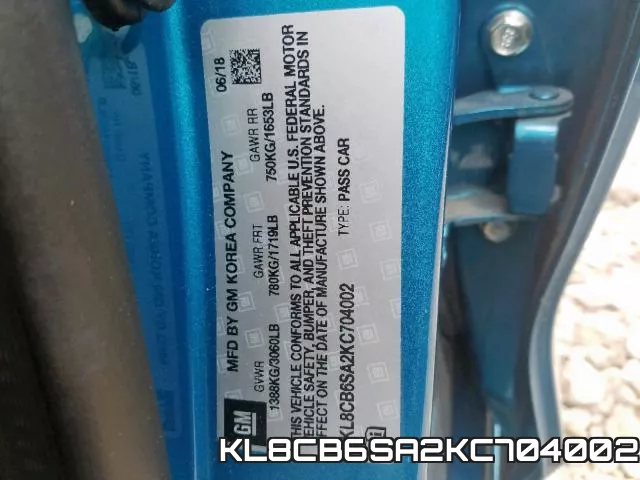 KL8CB6SA2KC704002 фото 2
