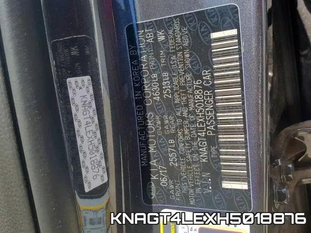 KNAGT4LEXH5018876 фото 2