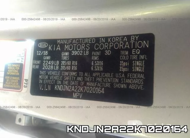 KNDJN2A22K7020164 фото 10