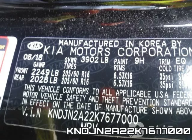 KNDJN2A22K7677000 фото 10