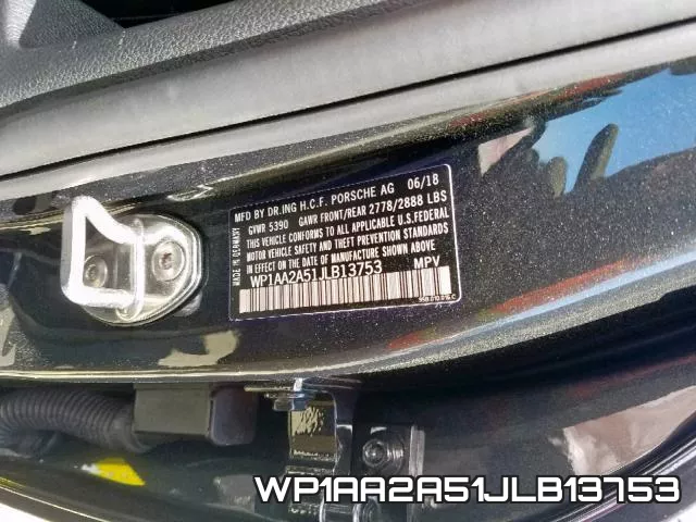 WP1AA2A51JLB13753 фото 2