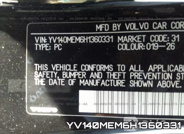 YV140MEM6H1360331 фото 10