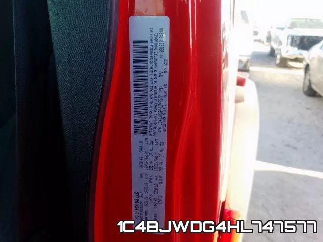 1C4BJWDG4HL747577 фото 2