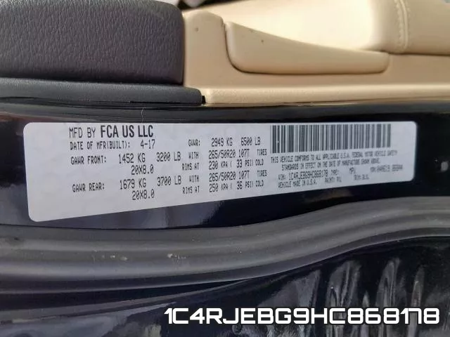 1C4RJEBG9HC868178 фото 2