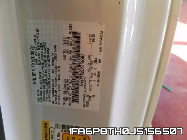 1FA6P8TH0J5156507 фото 2